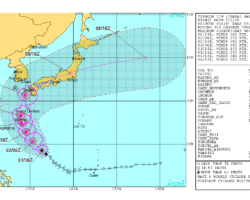 田尻マリーナ、台風接近予報のため、第二対策発令しました