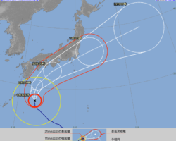 田尻マリーナ、台風14号、第2対策を発令します